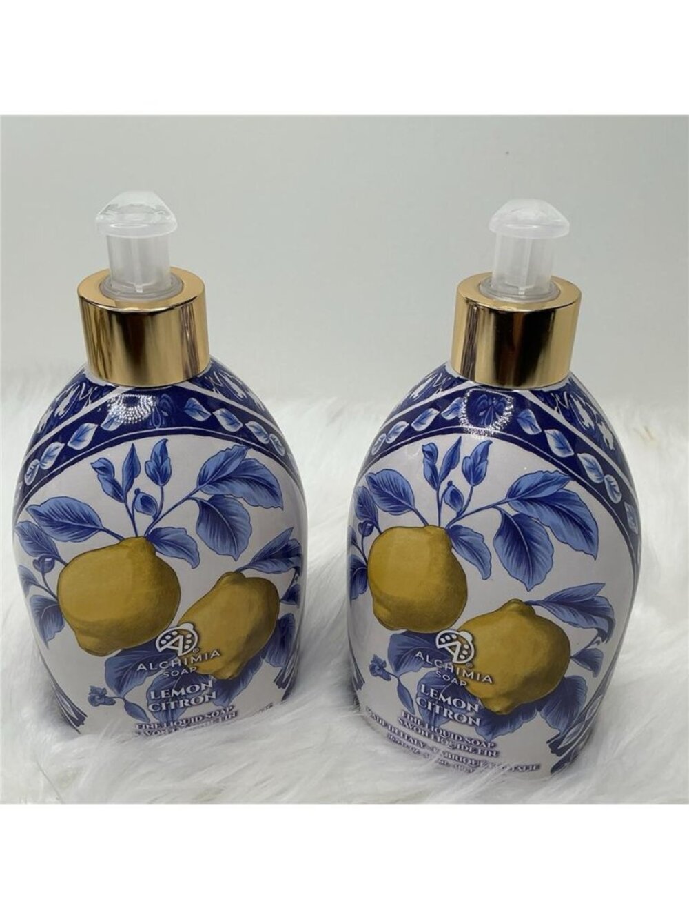 2 Alchimia Liquid Soap Fine Luxury Hand 16.9 oz Lemon Citron New